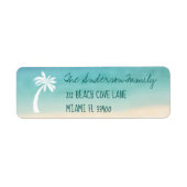 Tropical Beach Palm Handwriting Typografie (Vorne)