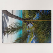 Tropical Beach Palm Puzzle (Horizontal)