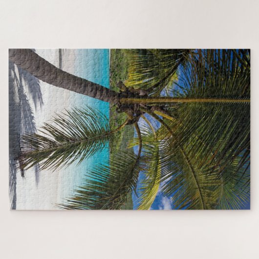Tropical Beach Palm Puzzle (Horizontal)