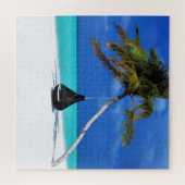 Tropical Beach Palm Relax Puzzle (Horizontal)