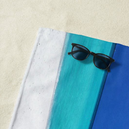 Tropical Beach Palm Relax Strandtuch (Beispiel)