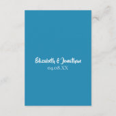 Tropical Beach Palm String Lights Hochzeiten Detai Begleitkarte (Rückseite)