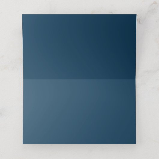 Tropical Beach Palm Tree Hochzeitsname Platzkarte (Innenseite Aufgefaltet)