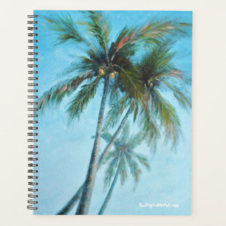 Tropical Beach Palm Tree Themenplaner Planer
