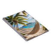 Tropical Beach Palm Tree Travel Journal Notizblock (Rechte Seite)
