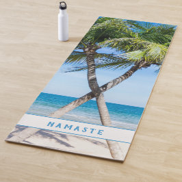 Tropical Beach Palm Trees DIY Personalisiertes Fot Yogamatte