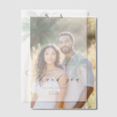 Tropical Beach Palm Trees Einfache Skripte Vielen Pergament Einladungen (Versatz (Ehepaar))