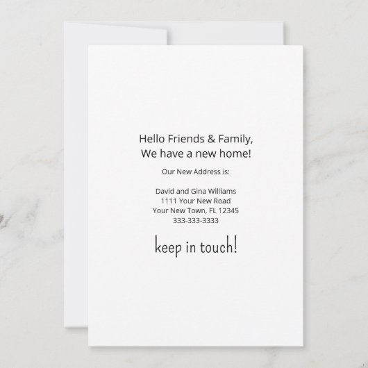 Tropical Beach Palm Trees gelb bewegen Ankündigung (Rückseite)