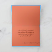 Tropical Beach Palm Trees Illustration Karte (Innenseite)