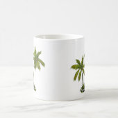 Tropical Beach Palm Trees Kaffee Tasse (Mittel)