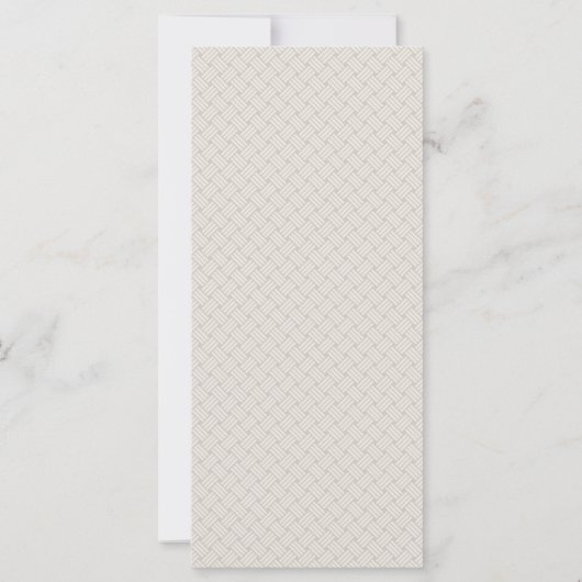 Tropical Beach Palm Wedding Menü (Rückseite)