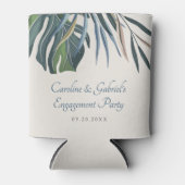 Tropical Beach Palm Wedge Dosenkühler (Vorderseite)