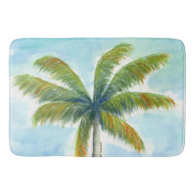 Tropical Beach Palme an einem sonnigen Tag