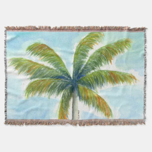Tropical Beach Palme an einem sonnigen Tag Decke