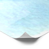 Tropical Beach Palme an einem sonnigen Tag Poster (Ecke)