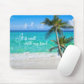 Tropical Beach Palms Inspiration ist es gut Hori Mousepad (Mit Mouse)