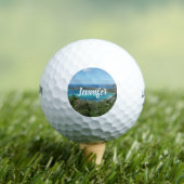 Tropical Beach Paradise DIY Personalisiertes Foto Golfball (Insitu T-Shirt)