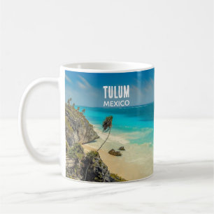 Tropical Beach Paradise Tulum Mexiko Kaffeetasse