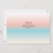 Tropical Beach Party Einladung (Rückseite)