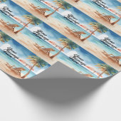 Tropical Beach Party Geschenkpapier (Ecke)