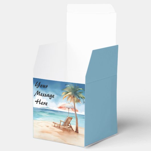 Tropical Beach Party Geschenkschachtel (Geöffnet)