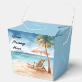 Tropical Beach Party Geschenkschachtel (Vorderseite)