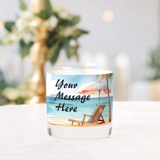Tropical Beach Party Whiskyglas (Insitu (Hochzeit))