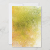 Tropical Beach Pineapine Wasserfarbe Brautparty Einladung (Rückseite)