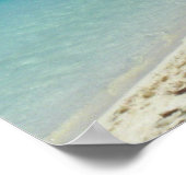 Tropical Beach Poster (Ecke)