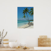 Tropical Beach Poster (Küche)