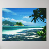 Tropical Beach Print Poster (Vorne)