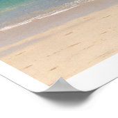 Tropical Beach Print Poster (Ecke)