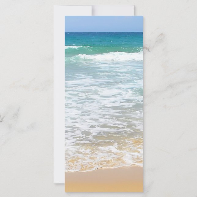 Tropical Beach Rack Card (Vorderseite)