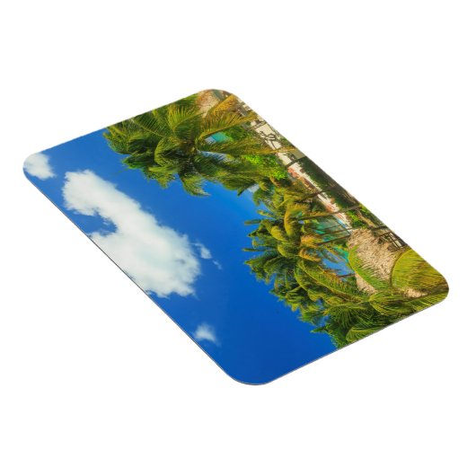 Tropical beach resort, Belize Magnet (Rechte Seite)