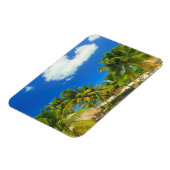 Tropical beach resort, Belize Magnet (Linke Seite)