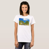 Tropical beach resort, Belize T-Shirt (Vorne ganz)