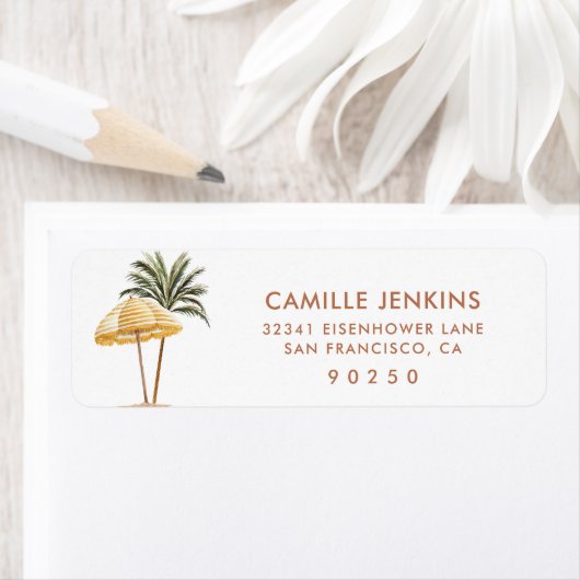 Tropical Beach Rücksendeadresse (Insitu)