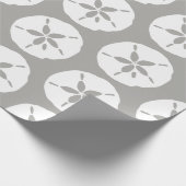 Tropical Beach Sand Dollars Gemustert Geschenkpapier (Ecke)
