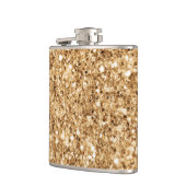 Tropical Beach Sand Imitate Glitzer Flask Flachmann (Links)