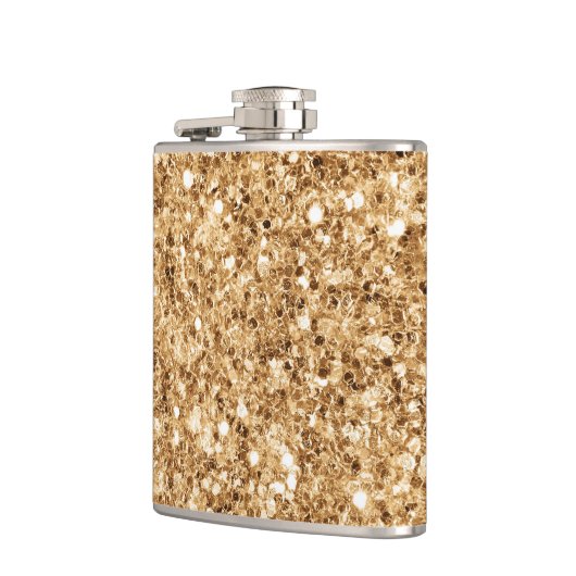 Tropical Beach Sand Imitate Glitzer Flask Flachmann (Links)