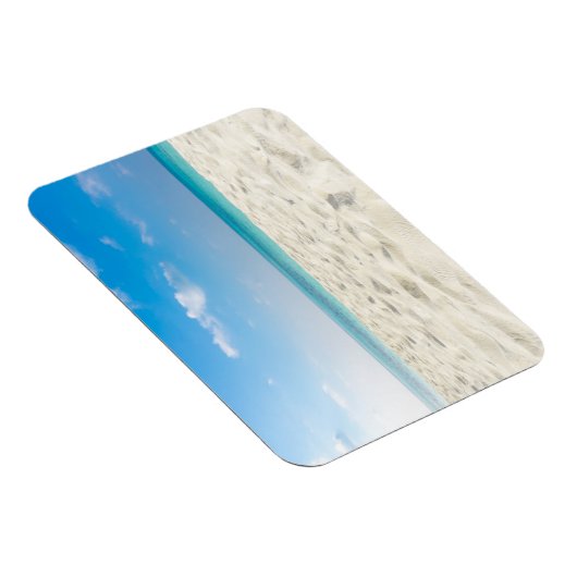Tropical Beach Sand Sky & Summer Day Magnet (Rechte Seite)