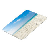 Tropical Beach Sand Sky & Summer Day Magnet (Linke Seite)