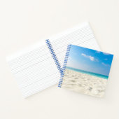 Tropical Beach Sand Sky & Summer Day Notizblock (Innenseite)