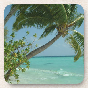 Tropical Beach Sand Sun Water Ocean Waves Surfen K Getränkeuntersetzer