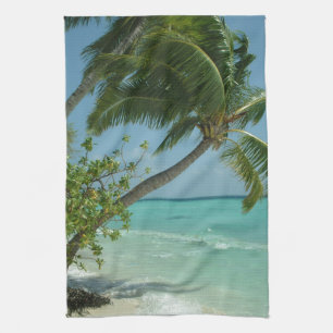 Tropical Beach Sand Sun Water Ocean Waves Surfen K Küchentuch