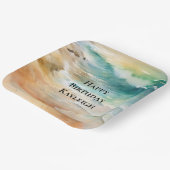 Tropical Beach Sand Türkis Sea Geburtstag Pappteller (Gewinkelt)