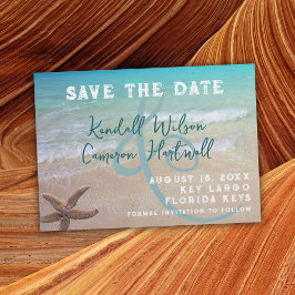 Tropical Beach Save the Date Einladung