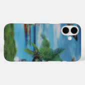 Tropical Beach Scene Art Print Case-Mate iPhone Hülle (Rückseite (Horizontal))