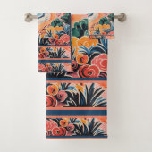 Tropical Beach Scene Handtuch Badhandtuch Set (Insitu)