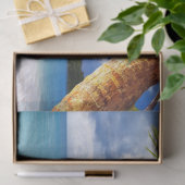 Tropical Beach Scene Palmen Tree Decoupage Seidenpapier (Geschenk)